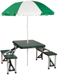Stansport Picnic Table and Umbrella Comb Sporting Goods > Outdoor Recreation > Camping & Hiking > Camp Furniture Stansport Green  