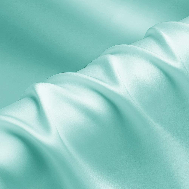Raw White 100% Pure Silk Fabric Solid Color Charmeuse Fabrics by The Pre-Cut 2 Yards for Apparel Sewing Width 44 inch