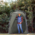 Lightspeed Outdoors Xtra Wide Quick Set up Privacy Tent, Toilet, Camp Shower, Portable Changing Room Sporting Goods > Outdoor Recreation > Camping & Hiking > Portable Toilets & Showers Lightspeed Outdoors Green  
