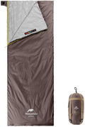 Naturehike Envelope Sleeping Bag – Ultralight Portable, Waterproof, Compact,Comfortable with Compression Sack - 3 Season Sleeping Bags for Traveling, Camping, Hiking, Outdoor Activities Sporting Goods > Outdoor Recreation > Camping & Hiking > Sleeping Bags Naturehike M-Grayish Brown  