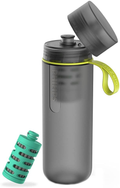 Philips Water GoZero Active Water Bottle with Filter 20 oz Sport Squeeze Water Bottle, BPA-Free Lightweight, Running Hiking Camping Football filtering Tap / River/ Lake Water Blue (AWP2723BLO/37) Sporting Goods > Outdoor Recreation > Winter Sports & Activities PHILIPS Grey Adventure Filter 20oz
