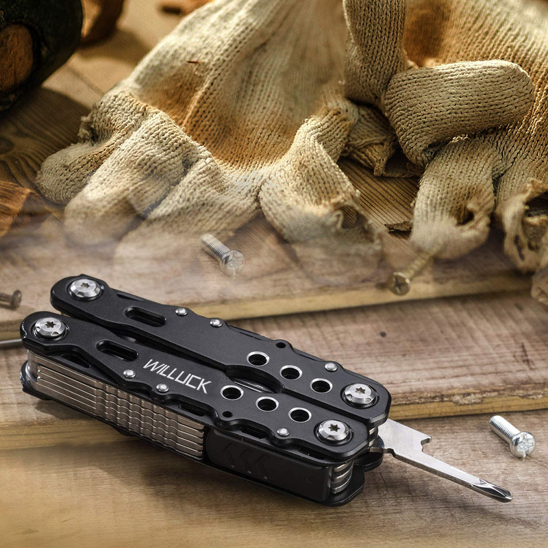 Gifts for Men Dad,Valentines Day Gifts for Him,Anniversary Birthday Fathers Day Unique Gift for Husband Him,Christmas Stocking Stuffers,Gadget for Men,All in One Multitool Plier for Hiking Camping Sporting Goods > Outdoor Recreation > Camping & Hiking > Camping Tools WILLUCK   