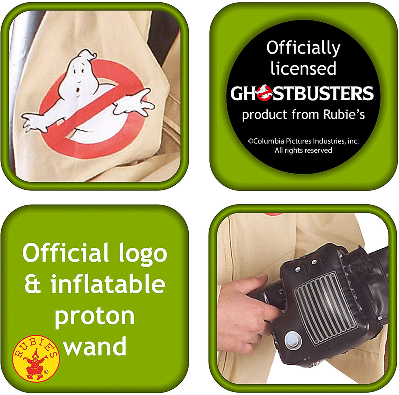 Rubie's Ghostbusters Child's Costume, Small, Beige Apparel & Accessories > Costumes & Accessories > Costumes 36 months - 4 years   