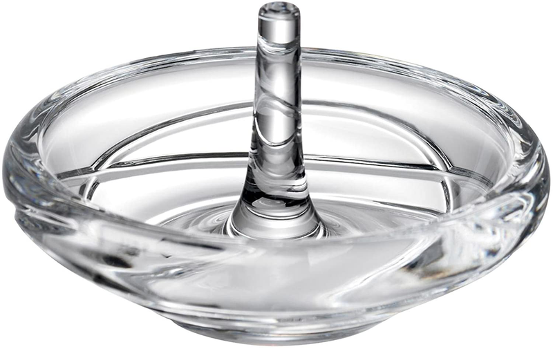 Lenox 837370 Adorn Crystal Ring Holder, 0.5 LB, Clear Home & Garden > Decor > Home Fragrance Accessories > Candle Holders Lenox Ring Holder, Crystal  