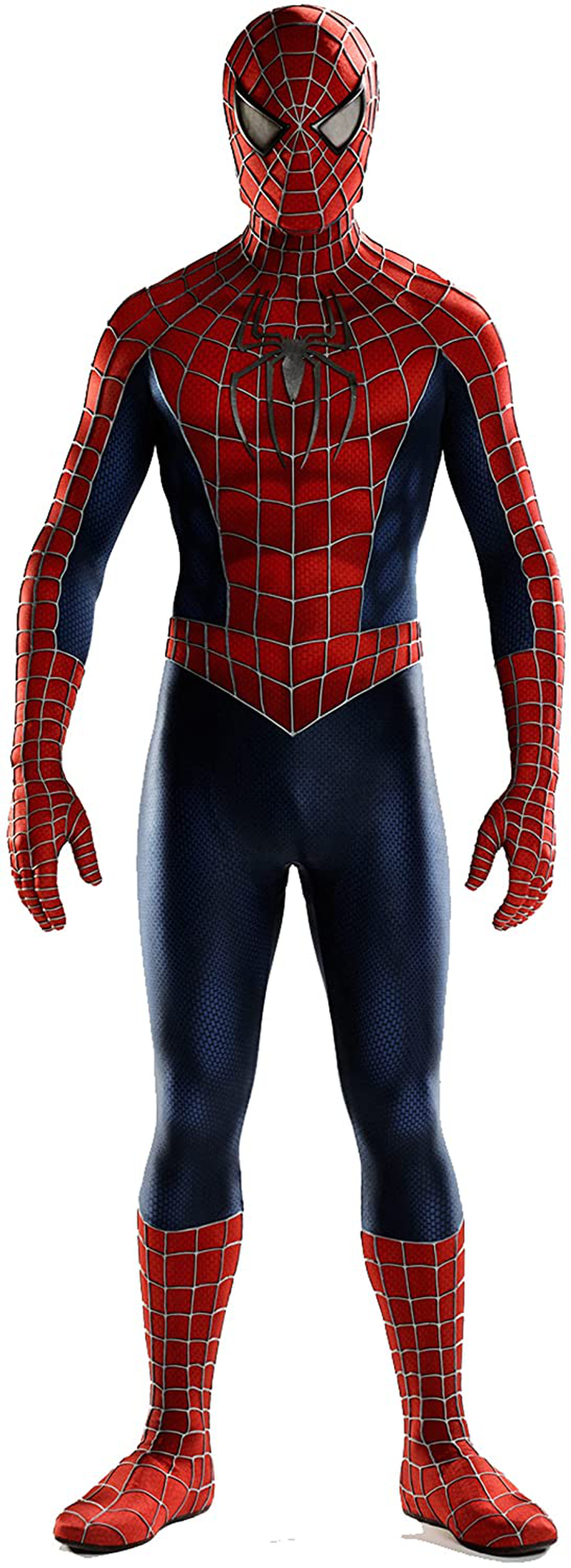 JoyRodgers Superhero Bodysuit 3D Style Spandex Zentai Halloween Cosplay Costume Apparel & Accessories > Costumes & Accessories > Costumes JoyRodgers Blue and Red Kids-S(Height:43-46 inches) 