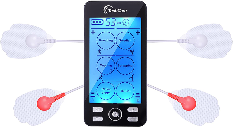 Tens Unit Plus 24 Rechargeable Electronic Pulse Massager Machine Multi Mode Device with All Accessories [New Model] Electronics > Electronics Accessories > Adapters TechCare Massager   