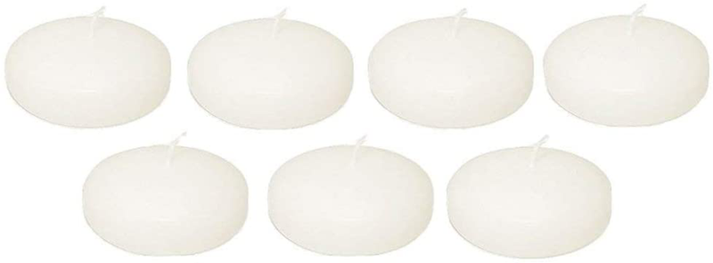 D'light Online Large Floating Candles 3 Inch Bulk Pack for Events, Weddings, Spa, Home Decor, Special Occasions and Holiday Decorations (Set of 72, White)