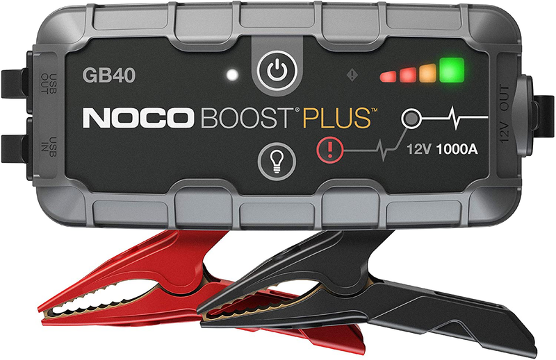NOCO Boost Plus GB40 1000 Amp 12-Volt UltraSafe Lithium Jump Starter Box, Car Battery Booster Pack, Portable Power Bank Charger, and Jumper Cables For Up To 6-Liter Gasoline and 3-Liter Diesel Engines Vehicles & Parts > Vehicle Parts & Accessories > Vehicle Maintenance, Care & Decor > Vehicle Repair & Specialty Tools > Vehicle Jump Starters NOCO Default Title  