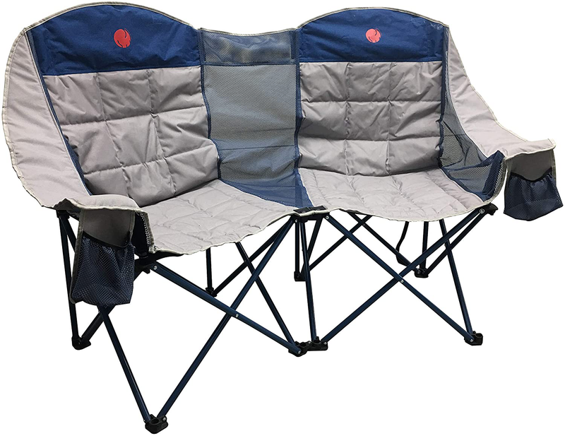 Omnicore Designs Moonphase Home-Away Loveseat Heavy Duty Oversized Folding Double Camp Chair Collection (Single, Double, Triple) (Double Loveseat) Sporting Goods > Outdoor Recreation > Camping & Hiking > Camp Furniture OmniCore Designs   