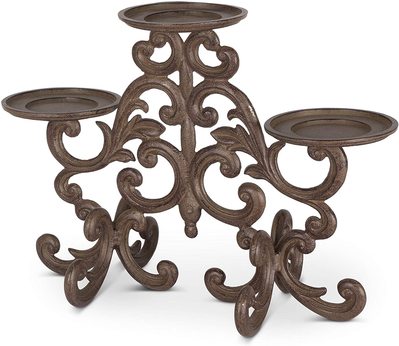 GG Collection Acanthus 3 Candle Holder Home & Garden > Decor > Home Fragrance Accessories > Candle Holders The GG Collection Default Title  