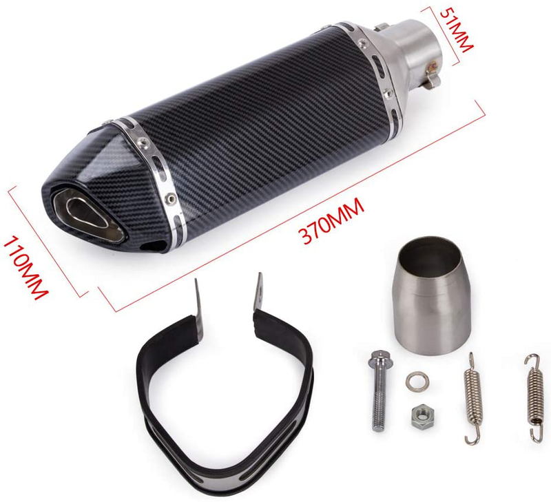 Motorcycle Slip on Exhaust system With Muffler Compatible with Yamaha Yzf R3 R25 2015-2018  ‎Ruian soto trade Co.,LTD.   
