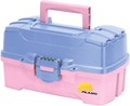 Plano One, Two, and Three Tray Tackle Box Sporting Goods > Outdoor Recreation > Fishing > Fishing Tackle Plano Periwinkle/Pink Two-Tray 