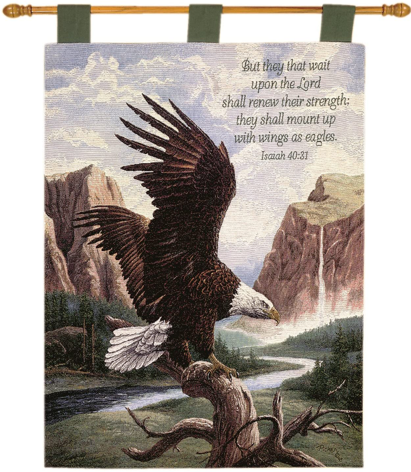 Manual Inspirational Collection 13 X 18-Inch Wall Hanging with Frame, Ten Commandments Home & Garden > Decor > Artwork > Decorative Tapestries Manual Woodworker Freedom with Verse by Linda Picken 26 by 36-Inch 