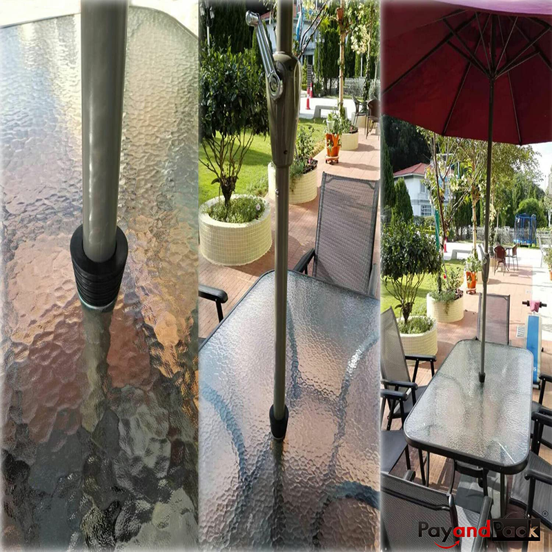 Myard Umbrella Cone Wedge Shim for Patio Table Hole Opening or Base 1.8 to 2.4 Inch, Umbrella Pole Diameter 1-3/8" (35mm, Black) Home & Garden > Lawn & Garden > Outdoor Living > Outdoor Umbrella & Sunshade Accessories Myard   