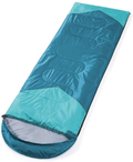 Oaskys Camping Sleeping Bag - 3 Season Warm & Cool Weather - Summer, Spring, Fall, Lightweight, Waterproof for Adults & Kids - Camping Gear Equipment, Traveling, and Outdoors  oaskys Sky Blue 29.5in x 86.6" 