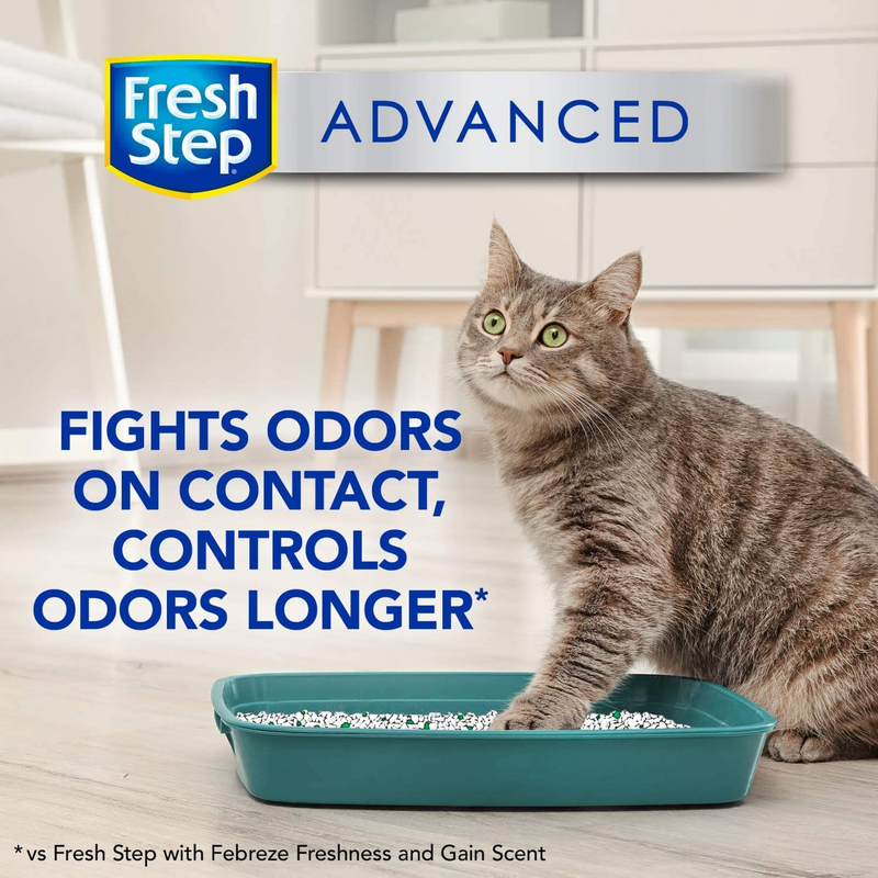 Fresh Step Advanced Cat Litter, Clumping Cat Litter, 99.9% Dust-Free, Gain Scent, 37 lbs Total ( 2 Pack of 18.5 lb Boxes) Animals & Pet Supplies > Pet Supplies > Cat Supplies > Cat Litter Fresh Step   