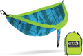ENO, Eagles Nest Outfitters DoubleNest Print Lightweight Camping Hammock, 1 to 2 Person Home & Garden > Lawn & Garden > Outdoor Living > Hammocks ENO Soundwave: Aqua  