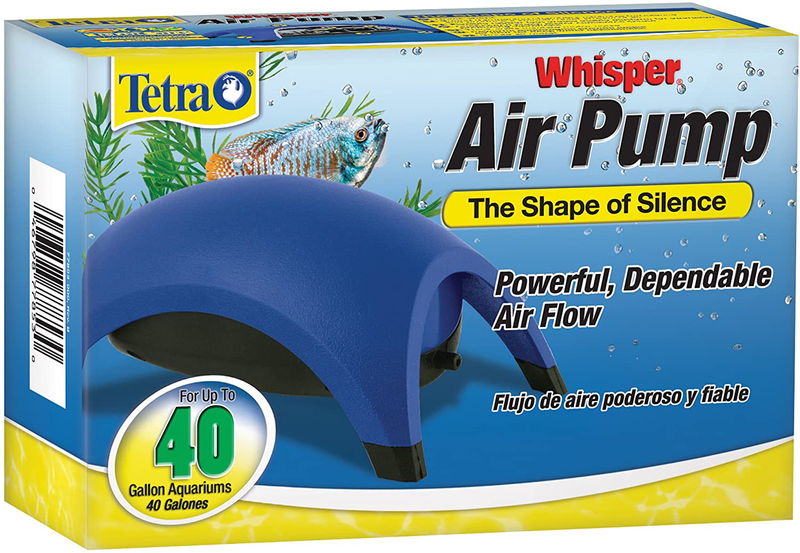 Tetra Whisper Easy to Use Air Pump for Aquariums (Non-UL) Animals & Pet Supplies > Pet Supplies > Fish Supplies > Aquarium Filters Tetra 20-40-gallon  
