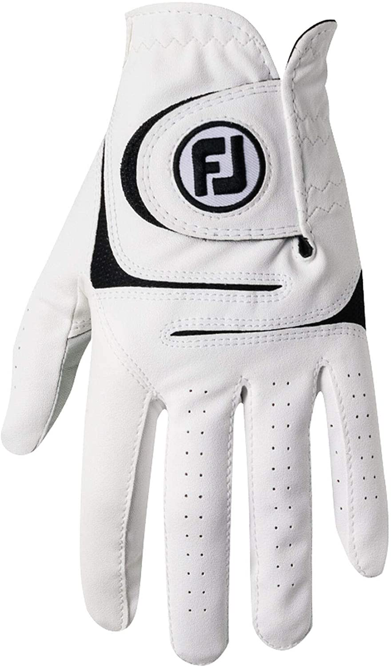 FootJoy Men's WeatherSof Golf Gloves, Pack of 2 (White)  FootJoy   