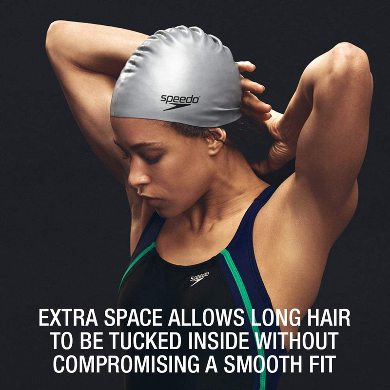 Speedo Unisex-Adult Swim Cap Silicone Long Hair Sporting Goods > Outdoor Recreation > Boating & Water Sports > Swimming > Swim Caps Speedo   