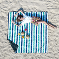 HOdo Picnic Blanket Machine Washable Extra Large Outdoor Beach Blanket Waterproof Mat for Grass, Camping, Portable, Oversized, Foldable Home & Garden > Lawn & Garden > Outdoor Living > Outdoor Blankets > Picnic Blankets HOdo Ocean Blue  