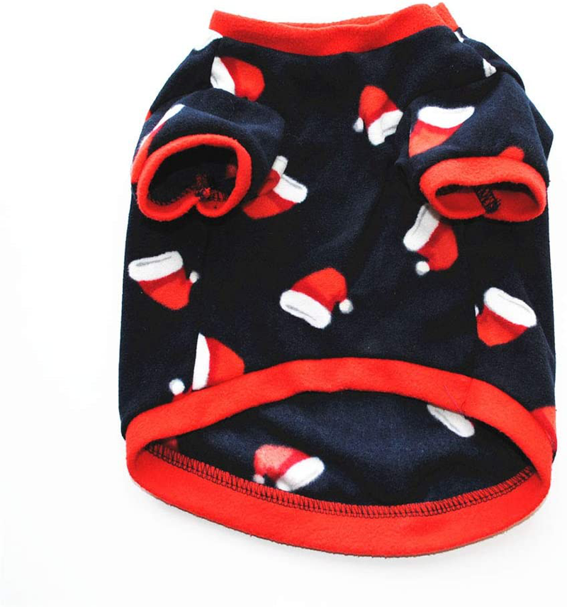 PIXRIY Warm Dog Sweater, Soft Fleece Puppy Clothes Doggie Shirt Winter Outfits Sweatshirt for Small Pets Dogs Cats Chihuahua Teddy Pup Yorkshire Animals & Pet Supplies > Pet Supplies > Cat Supplies > Cat Apparel PIXRIY   