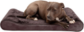 Furhaven Orthopedic, Cooling Gel, and Memory Foam Pet Beds for Small, Medium, and Large Dogs - Ergonomic Contour Luxe Lounger Dog Bed Mattress and More Animals & Pet Supplies > Pet Supplies > Dog Supplies > Dog Beds Furhaven Pet Products, Inc Minky Espresso Contour Bed (Cooling Gel Foam) Large (Pack of 1)