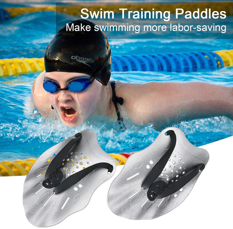 Contour Swim Paddles Hand, Swim Training Hand Paddles with Adjustable Straps, Swimming Hand Paddles for Women and Men Sporting Goods > Outdoor Recreation > Boating & Water Sports > Swimming SantTop   