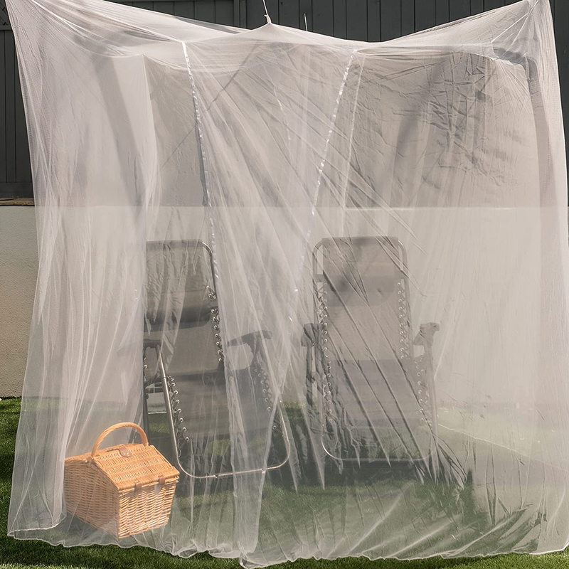 EVEN NATURALS Luxury Mosquito Net for Bed Canopy, XL Tent, Double to King, Camping Screen House, Finest Holes Mesh 300, Square Netting Curtain, 2 Entries, Easy to Install, Hanging Kit, Storage Bag… Sporting Goods > Outdoor Recreation > Camping & Hiking > Mosquito Nets & Insect Screens EVEN NATURALS   