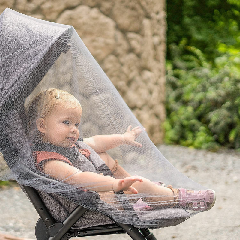 Inlesioo Baby Mosquito Net for Stroller and Carrycot - Jogging Stroller Insect Mesh Net - Universal Fit, Premium Quality: Machine Washable - Gray Sporting Goods > Outdoor Recreation > Camping & Hiking > Mosquito Nets & Insect Screens B2All Limited   