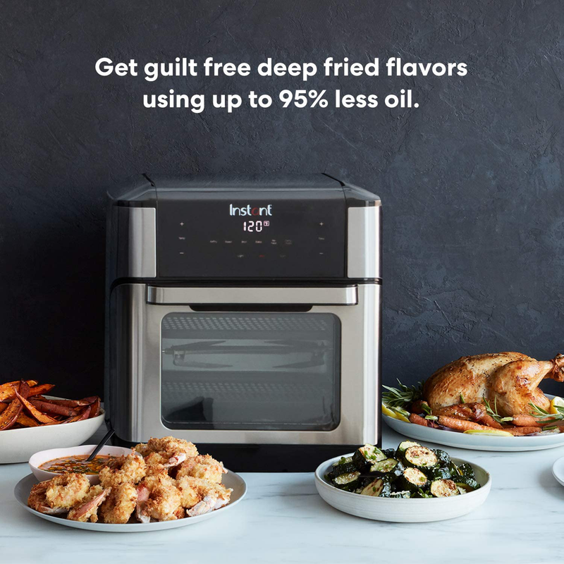 Instant Vortex Plus 7-in-1 Air Fryer Oven with built-in Smart Cooking Programs, Digital Touchscreen, Easy to Clean Basket, 10 Quart Capacity, and a Stainless Finish Home & Garden > Kitchen & Dining > Kitchen Tools & Utensils > Kitchen Knives Double Insight - FOB CNBIJ   