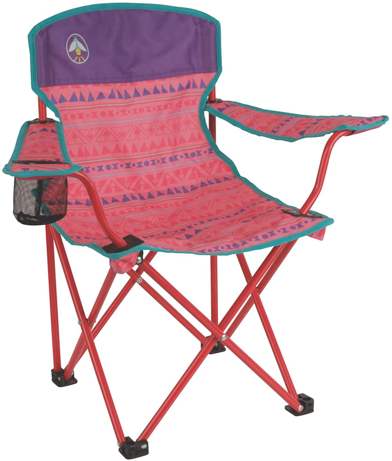 Coleman Kids Quad Chair, Pink Sporting Goods > Outdoor Recreation > Camping & Hiking > Camp Furniture Coleman   