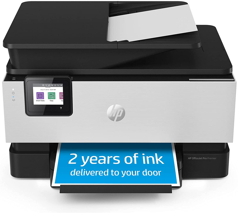 HP Officejet Pro 9015E All-in-One Wireless Color Printer, with Bonus 6 Months Free Instant Ink Thru (1G5L3A) Electronics > Print, Copy, Scan & Fax > Printers, Copiers & Fax Machines HP Premier - includes 2 years ink delivery  