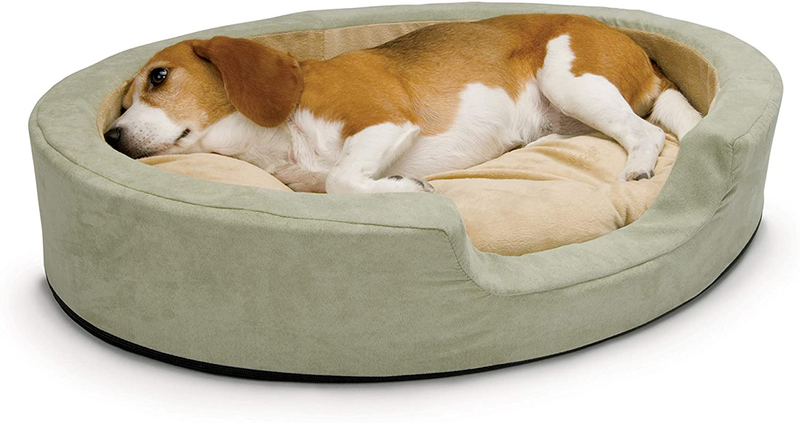 K&H PET PRODUCTS Heated Thermo-Snuggly Sleeper Indoor Pet Bed for Dogs, Multiple Sizes Animals & Pet Supplies > Pet Supplies > Cat Supplies > Cat Beds K&H PET PRODUCTS Retail Package Medium (20 in x 26 in) 