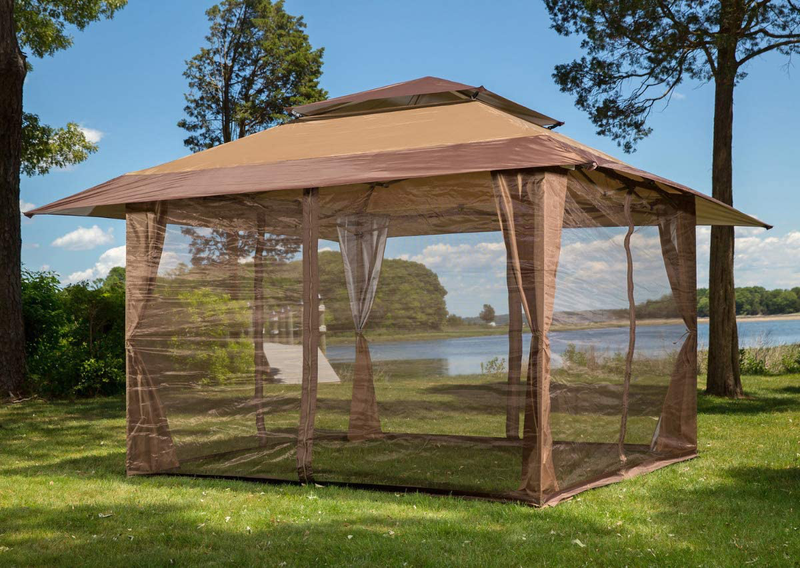 Sunjoy S-GZ001-E-MN Fabric Replacement Mosquito Netting, 10’ X 10’, Brown Sporting Goods > Outdoor Recreation > Camping & Hiking > Mosquito Nets & Insect Screens Sunjoy Brown 10’ x 10’ 
