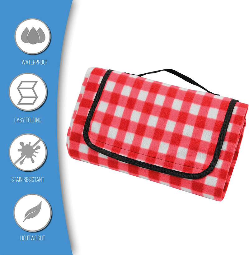 Large Picnic Blanket | Oversized Beach Blanket Sand Proof | Outdoor Accessory for Handy Waterproof Stadium Mat | Water-Resistant Layer Outdoor Picnics | Great for Camping on Grass and Portable Home & Garden > Lawn & Garden > Outdoor Living > Outdoor Blankets > Picnic Blankets CALIFORNIA PICNIC   