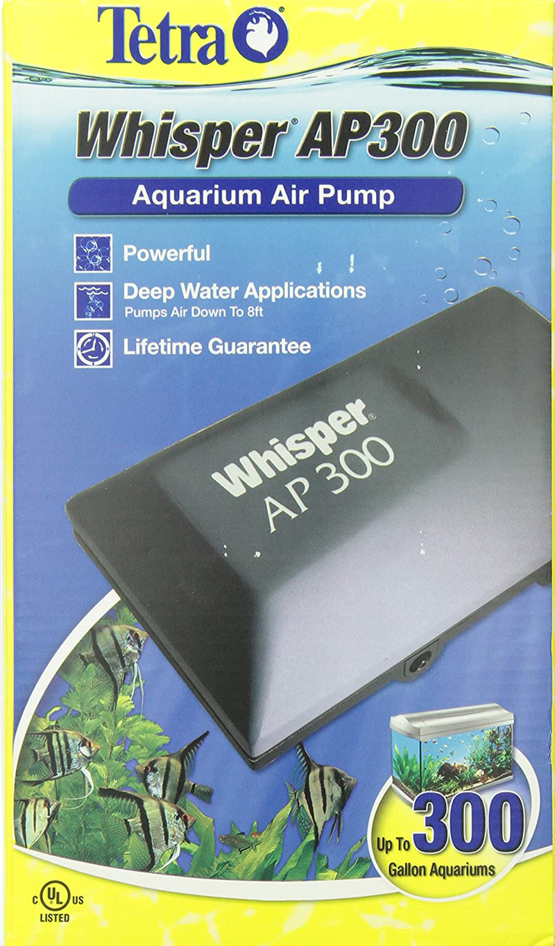 Tetra Whisper Air Pump for Deep Water Applications Animals & Pet Supplies > Pet Supplies > Fish Supplies > Aquarium Filters Tetra Up to 300-Gallons  