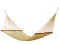 Original Pawleys Island 12DCOT Single Oatmeal Duracord Rope Hammock with Free Extension Chains & Tree Hooks, Handcrafted in The USA, Accommodates 1 Person, 450 LB Weight Capacity, 12 ft. x 50 in. Home & Garden > Lawn & Garden > Outdoor Living > Hammocks Original Pawleys Island Tan  