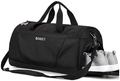 Sports Gym Bag with Wet Pocket & Shoes Compartment for Women & Men Home & Garden > Household Supplies > Storage & Organization Leolake .Black  