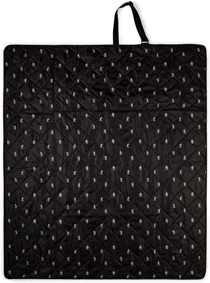PICNIC TIME Disney Classics Mickey Mouse Vista Outdoor Picnic Blanket Tote Black, One Size
