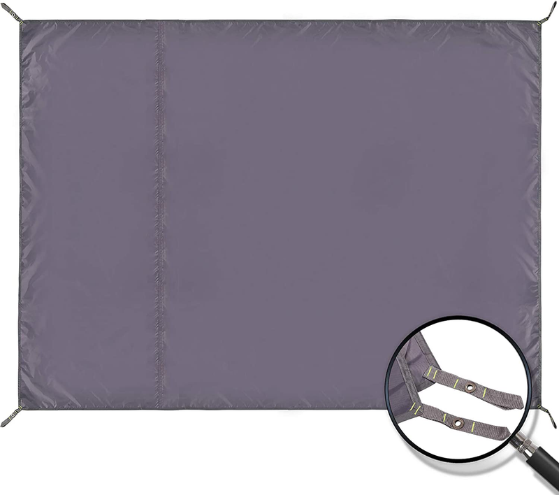 REDCAMP Waterproof Camping Tarp, 4 in 1 Multifunctional Tent Footprint for Camping, Hiking, Backpacking, Lightweight and Compact Sporting Goods > Outdoor Recreation > Camping & Hiking > Tent Accessories REDCAMP 106" X83"  