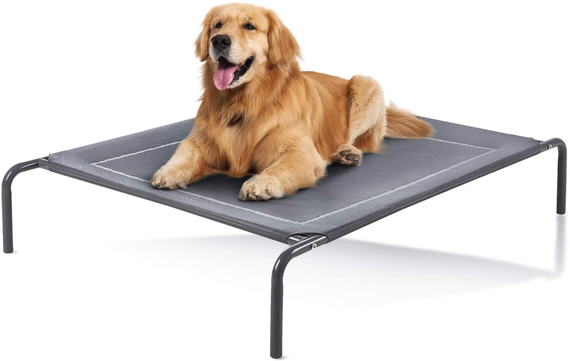 Love'S Cabin Outdoor Elevated Dog Bed - 36/43/49In Cooling Pet Dog Beds for Extra Large Medium Small Dogs - Portable Dog Cot for Camping or Beach, Durable Summer Frame with Breathable Mesh Animals & Pet Supplies > Pet Supplies > Dog Supplies > Dog Beds Love's cabin   