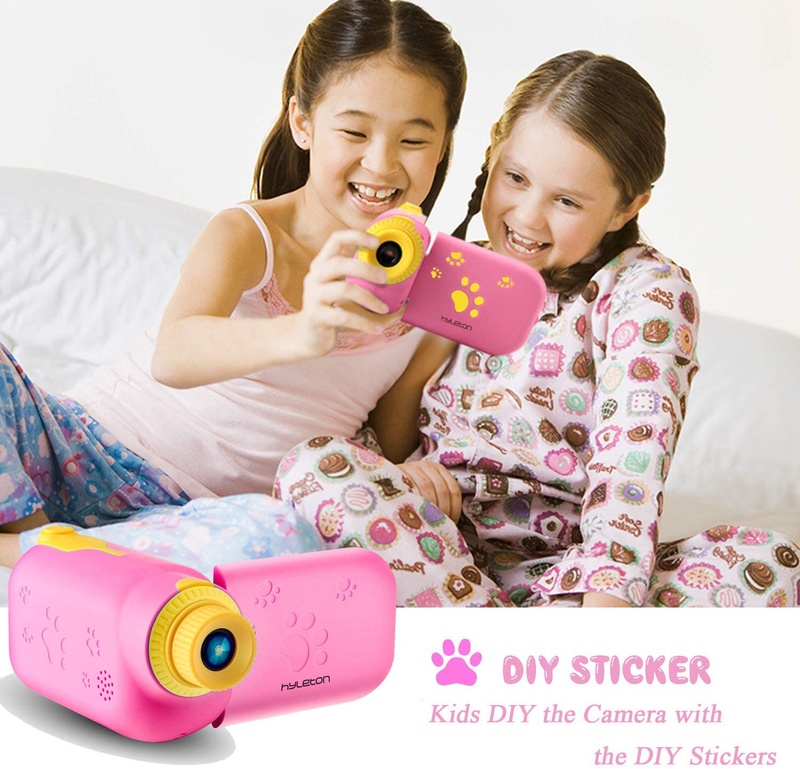 Kids Video Camera for Girls Gift,hyleton 1080P FHD Digital Kids Camera Camcorder Video DV with 2.4" Screen for Age 3-10
