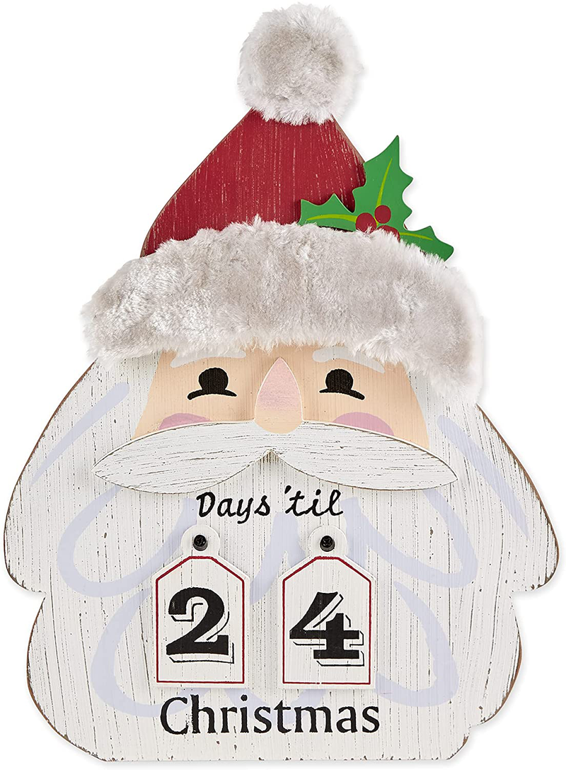 DII Holiday Wall Décor Decorative Hanging, 16.5x12.75x1, Snowman Countdown