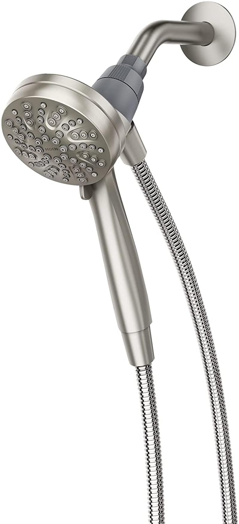 Moen 26100EP Engage Magnetix 3.5-Inch Six-Function Handheld Showerhead with Eco-Performance Magnetic Docking System, Chrome