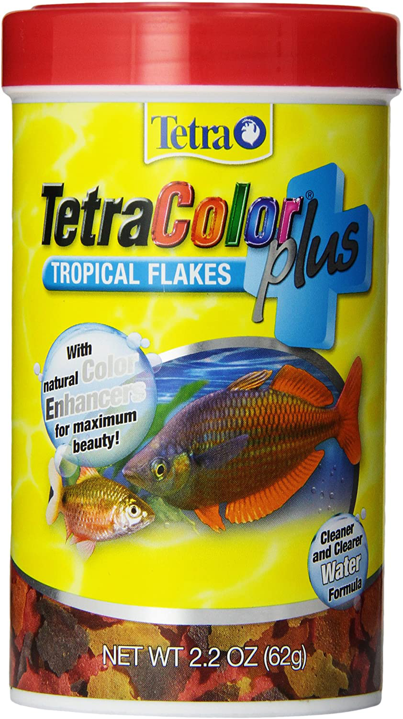 TetraColor Plus Tropical Flakes with Color Enhancing Animals & Pet Supplies > Pet Supplies > Fish Supplies > Fish Food Tetra 2.2 Ounce (Pack of 1)  