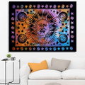 The Art Box Indie Room Decor Aesthetic Tapestry For Bedroom Wall Decor Boho Wall Art Beach Blanket Living Room Trippy Wall Hanging Tie Dye Hippie Moon Tapestry , Rainbow , 220x230 Cms  THE ART BOX Rainbow Poster (77 x 102 Cms / 30 x 40 Inches) 