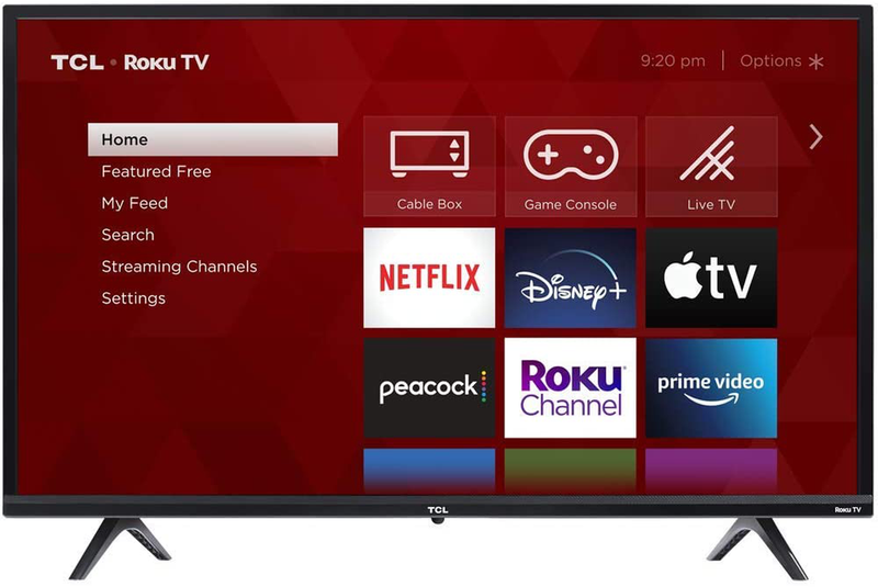 TCL 32-inch 1080p Roku Smart LED TV - 32S327, 2019 Model Electronics > Video > Televisions TCL TV Only 32-Inch 
