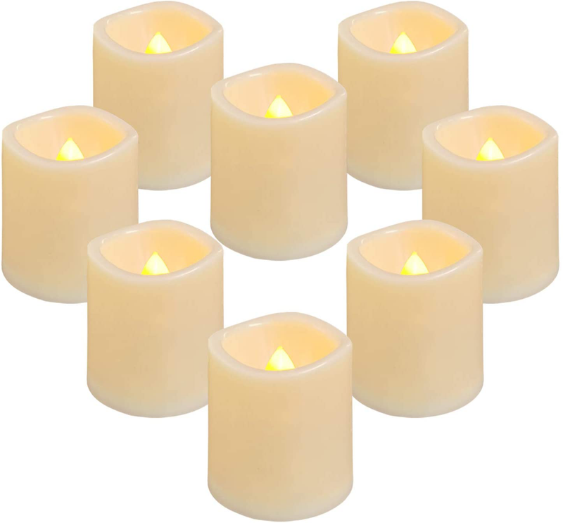 Homemory LED Candles, 12pcs Battery Tea Lights with 100pcs Artificial Rose Petals, Long Lasting LED Tea Lights, Ideal for Propose, Wedding, and Valentine's Day