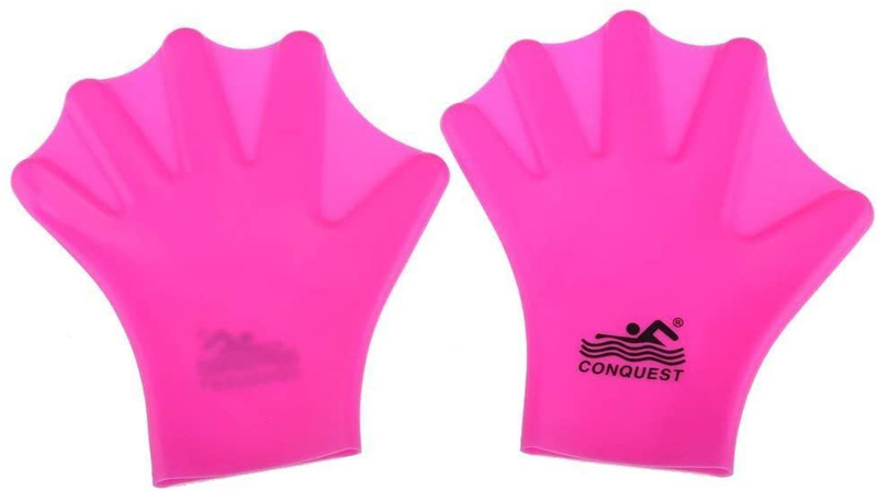 OneMoreDealDirect OMDD Silicone Webbed Swimming Gloves Aqua Fit Swim Training Gloves Web Gloves Swimming,Closed Full Finger Webbed Water Gloves Unisex Adult,2PCS Sporting Goods > Outdoor Recreation > Boating & Water Sports > Swimming > Swim Gloves OneMoreDealDirect   
